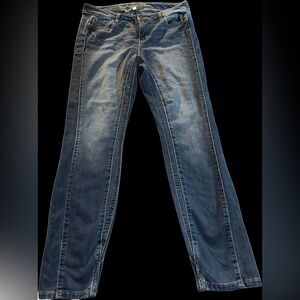 Vanilla Star Women's Straight Leg Jeans - Blue